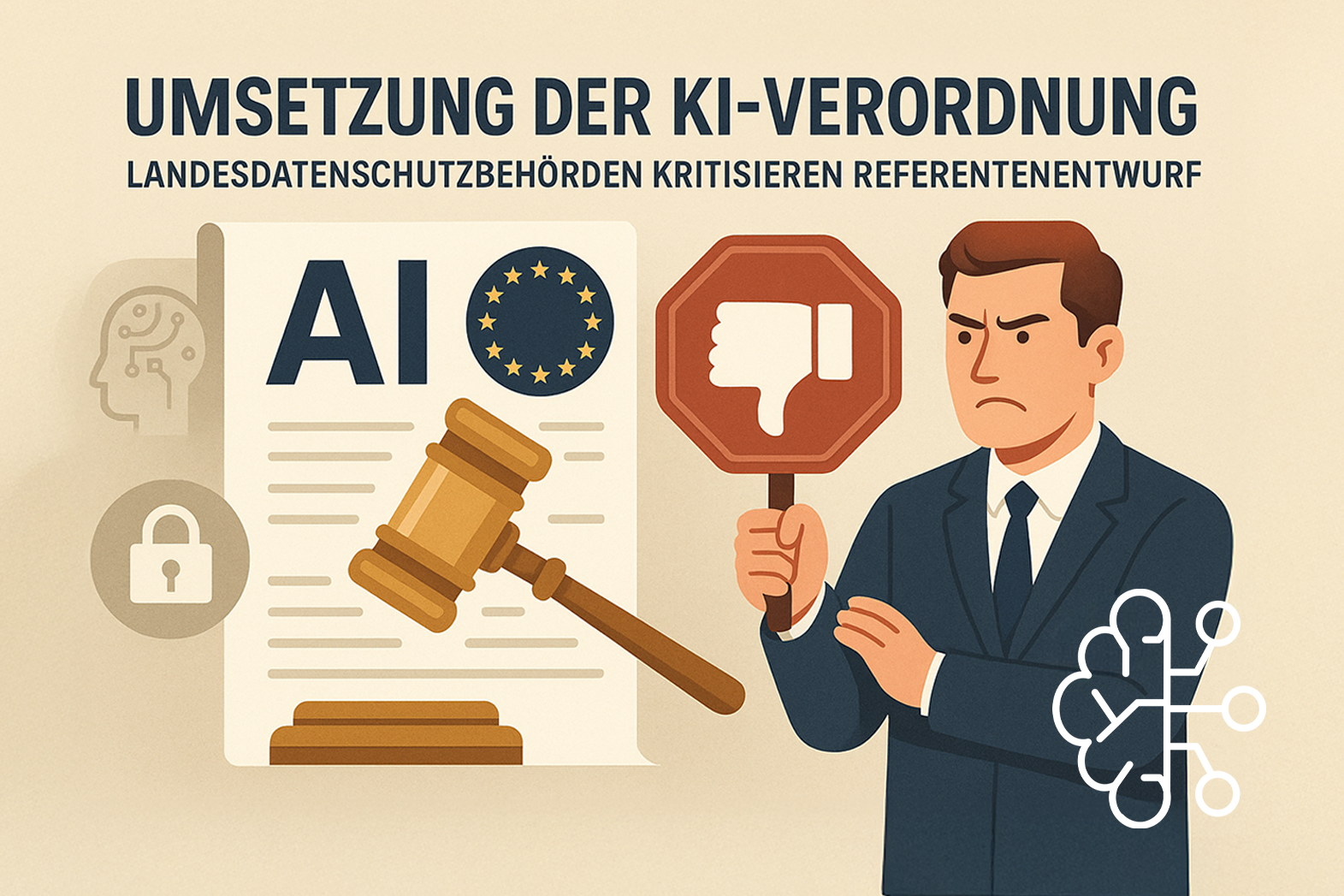 Mehr laden Hochladen 1 / 1 – Umsetzung der KI-Verordnung Landesdatenschutzbehörden kritisieren Referentenentwurf.png Anhang-Details Umsetzung der KI-Verordnung Landesdatenschutzbehörden kritisieren Referentenentwurf