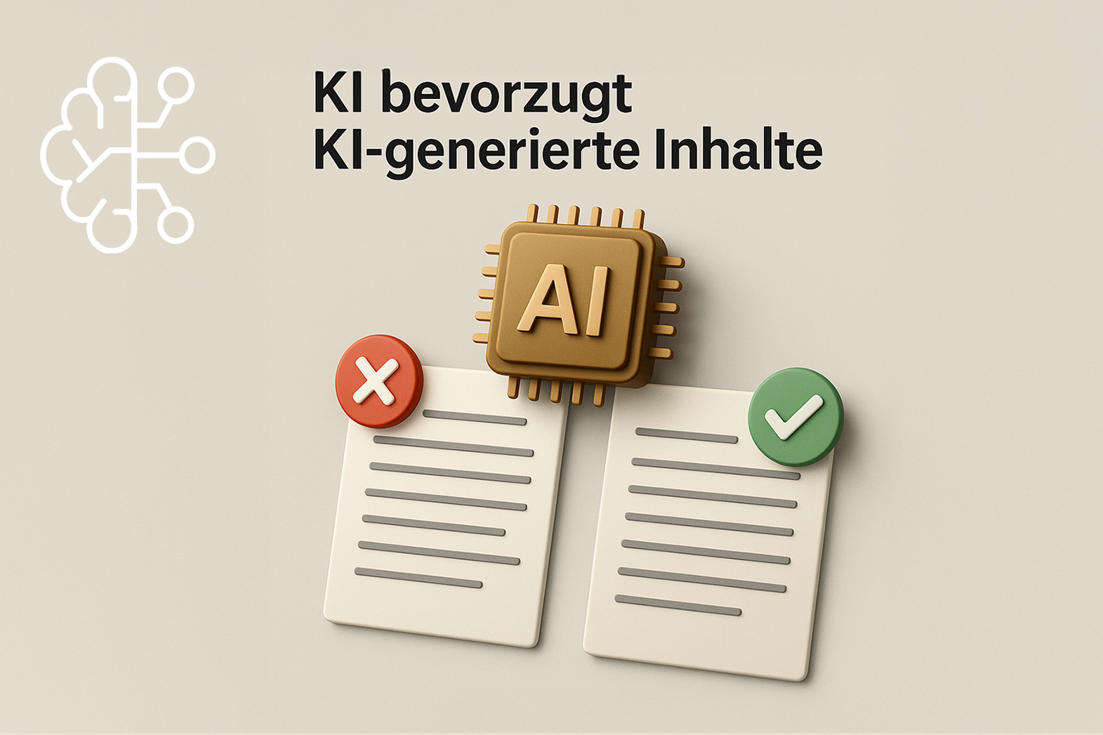 KI bevorzugt KI-generierte Inhalte