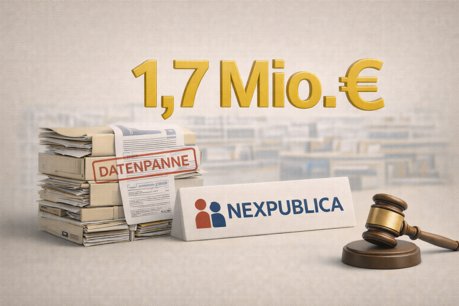 1,7 Millionen Euro Bußgeld wegen gravierender IT-Sicherheitsmängel gegen NEXPUBLICA