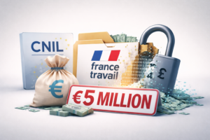 Die französische Datenschutzbehörde CNIL verhängt 5 Millionen Euro Bußgeld gegen France Travail wegen eines Datenlecks.