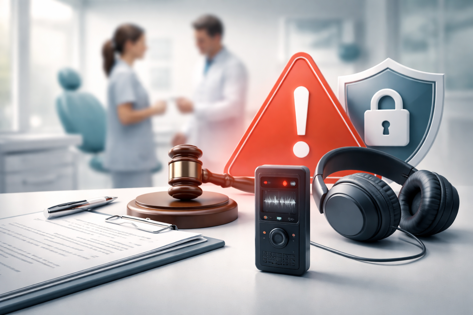 Heimliche Audioaufnahmen von Mitarbeitergesprächen führen zu scharfer Kritik der dänischen Datenschutzbehörde an einer Zahnarztpraxis.