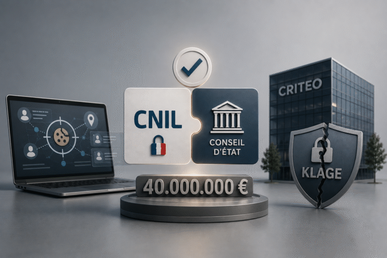 Der Conseil d’État bestätigt das 40-Millionen-Euro-Bußgeld der CNIL und weißt die Klage des Technologieunternehmens Criteo ab.