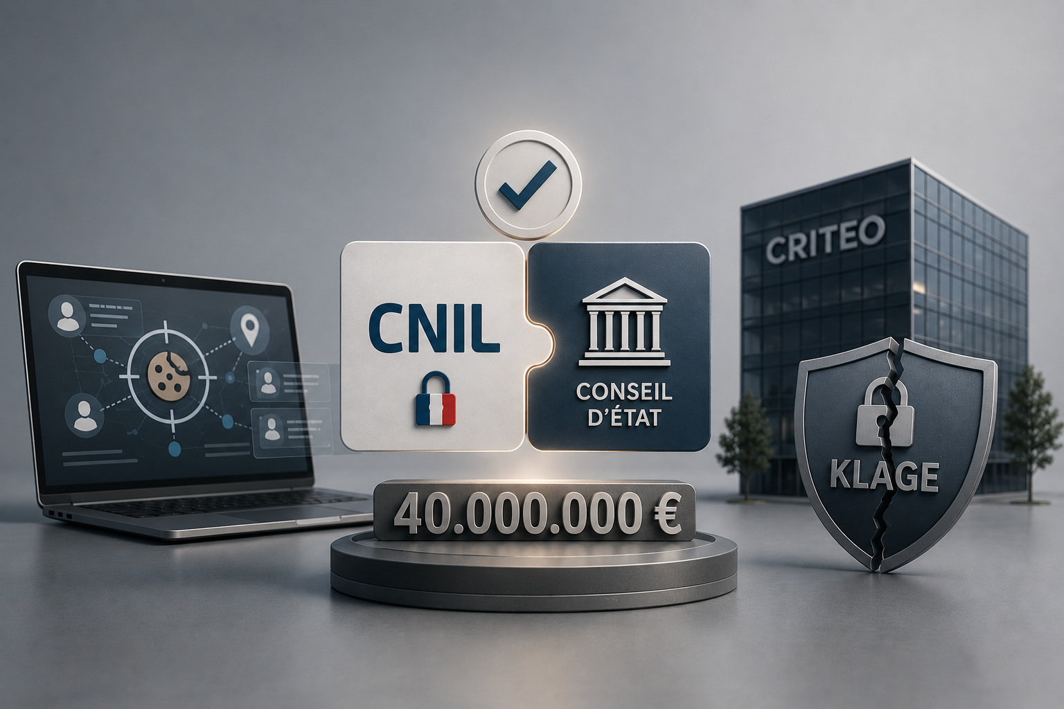 Der Conseil d’État bestätigt das 40-Millionen-Euro-Bußgeld der CNIL und weißt die Klage des Technologieunternehmens Criteo ab.