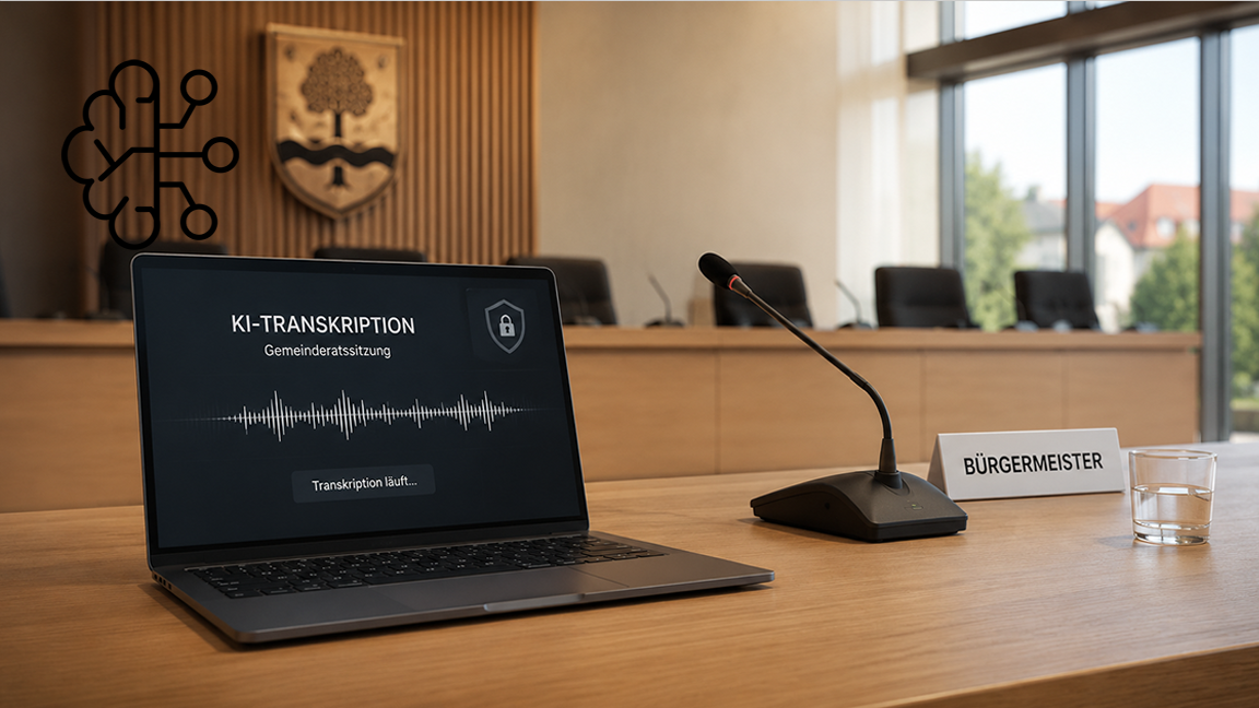 Datenschutz bei der KI-Transkription von Gemeinderatssitzungen