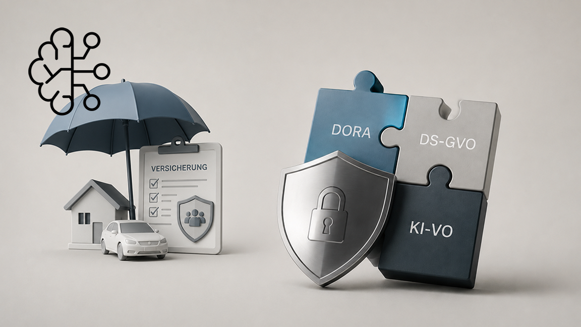 KI-Compliance in der Versicherungswirtschaft mit DORA, DSGVO und KI-VO