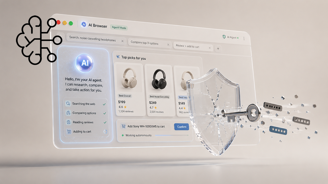 Risiken agentischer KI-Browser: Schwachstelle ermöglicht Weitergabe von Daten und Passwörtern